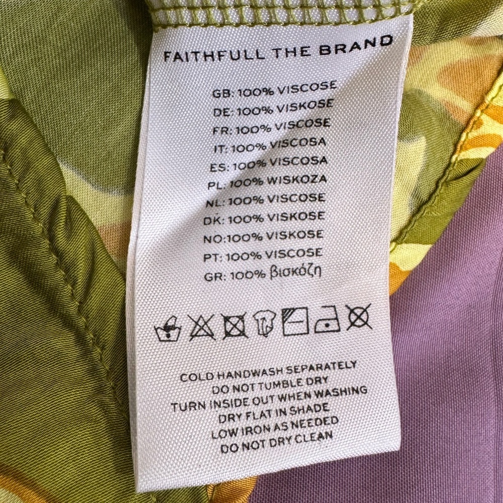 Faithful the Brand Sheena Mini Dress in Faro Floral size US 6 EUC - Picture 12 of 12